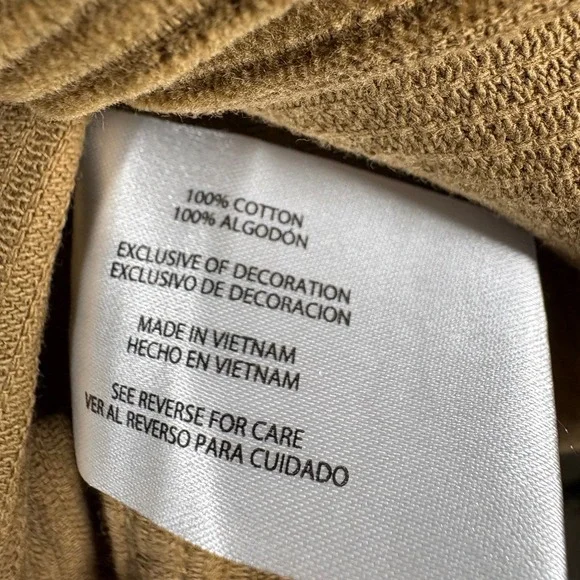 Gap Mens Brown Corduroy Long Sleeve Button Down Shirt XXL Cotton Workwear Pocket - Picture 5 of 5